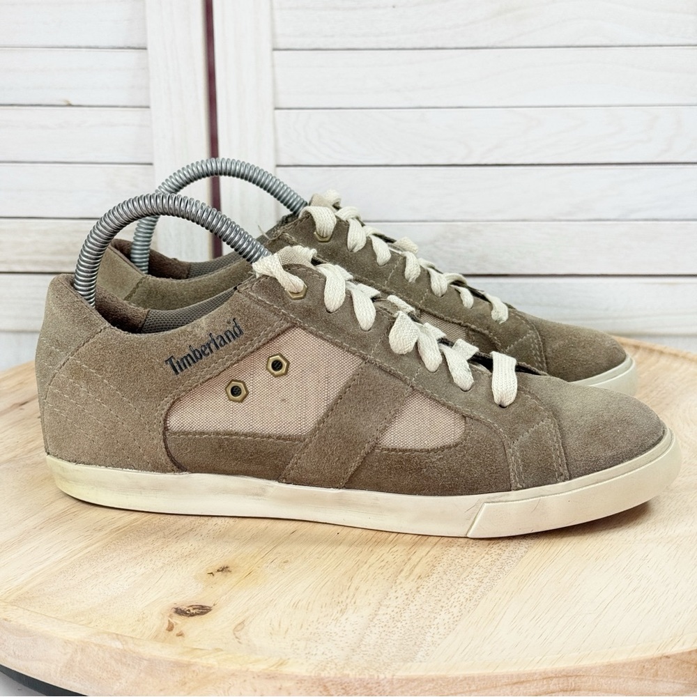 Timberland Earthkeepers Glastenbury EK Sneakers Taupe Brown Womens 8.5